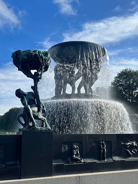 istock Fountains in Frogner Park, Norway 2209054355