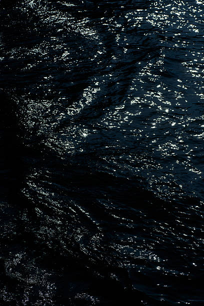 Countless fragments of light sparkle like stardust on the deep dark surface of the water. The quiet ripples receive and release the light that shines through, constantly changing their appearance. What is there is a mysterious dance woven only by light and shadow, which makes you forget the specific place. This piece emits a cool, abstract beauty that quietly stimulates the imagination of the viewer.