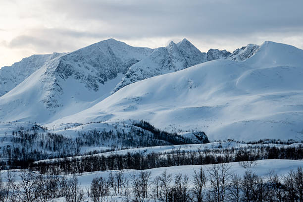 The nature at the Lyngen Alps is stunning, especially during winter time.