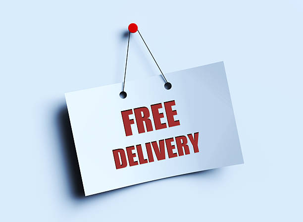 Free Stock Photo of Free Delivery Phone Shows Postage And Packaging ...
