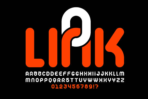 Linked Alphabet 2,200+ Linking Font Stock Photos, Pictures & Royalty-Free Images - iStock