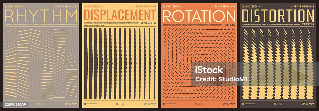 Image Of Many Rectangular Flat Shapes With Transition Effect Dynamic ...