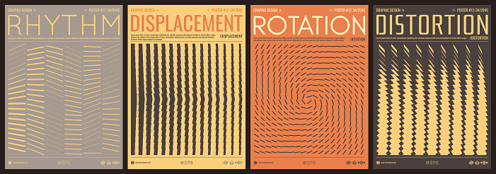 Image Of Many Rectangular Flat Shapes With Transition Effect Dynamic ...