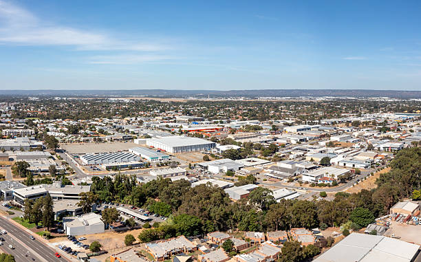 istock Aerial View from industrial area in Belmont Perth 2209076583