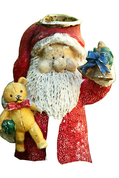 istock Headless Santa Claus Figurine with Festive Details 2209079359