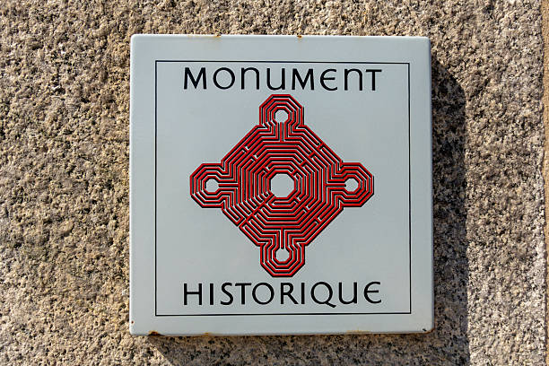 Marseille, France A plaque in French says Historical Monuments.