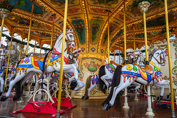 Merry-go-round amusement park ride