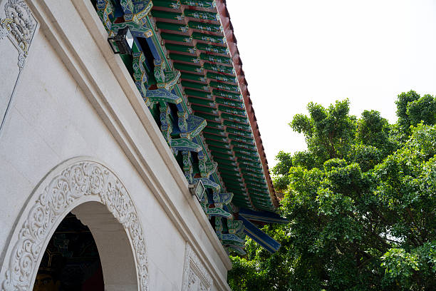The eaves of Chinese ancient architecture