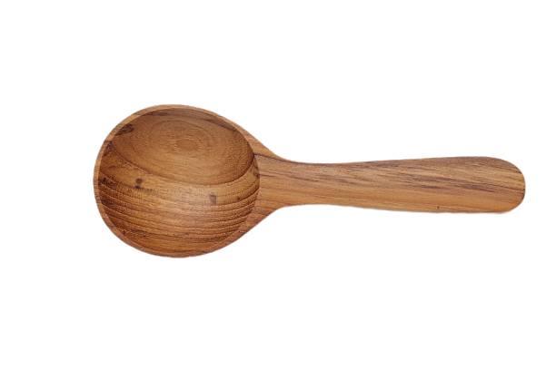 istock Wooden spoon isolated on white background, isolate of a spoon 2209100882