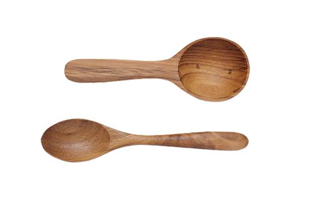 istock Wooden spoon isolated on white background, isolate of a spoon 2209100901