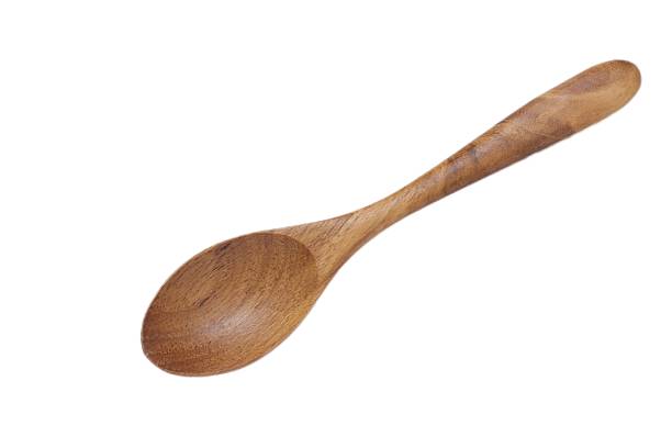 istock Wooden spoon isolated on white background, isolate of a spoon 2209100949