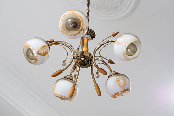 istock white candle-style hanging lamp with modern accents 2209104683