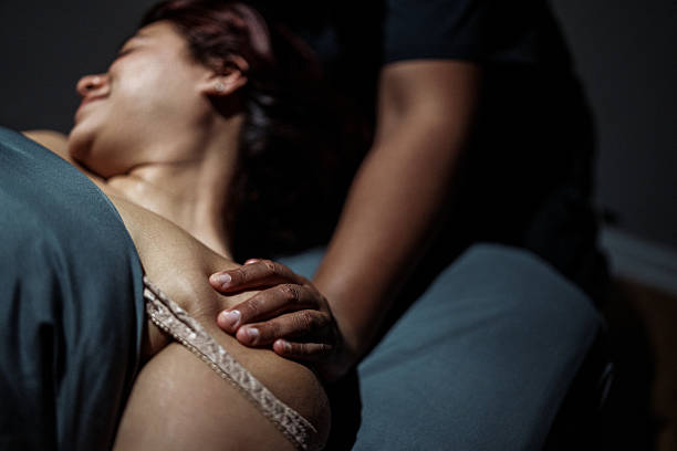 istock Woman enjoying relaxing neck and shoulder massage 2209106172