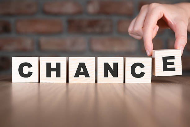 istock Chance word with wooden blocks on table 2209112408