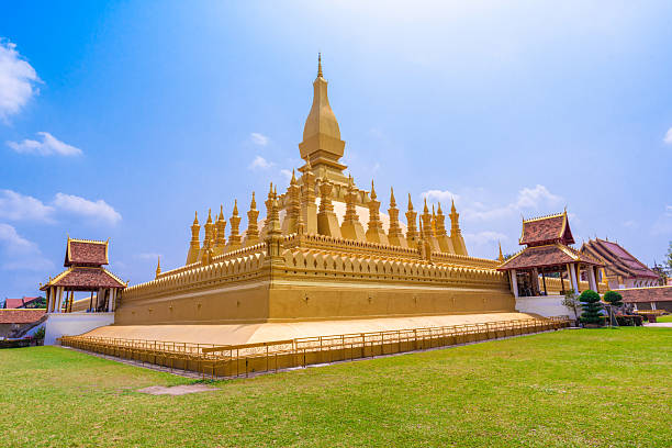 istock The most beautiful Viewpoint  Architecture at Pha That Luang Temple in Vientiane, Laos 2209115726