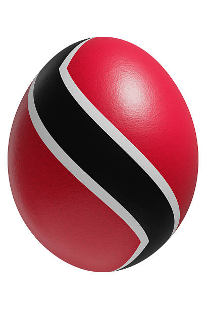 istock Rendered easter egg with a flag of Trinidad and Tobago on the surface. 2209116849