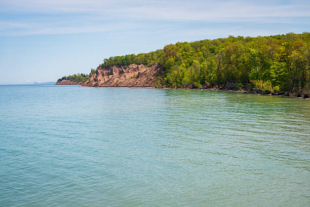 Views of the rock formations along Lake Superior near Munising, MI