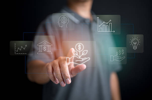 istock Interactive financial planning tools for modern business and investment strategies. 2209120530