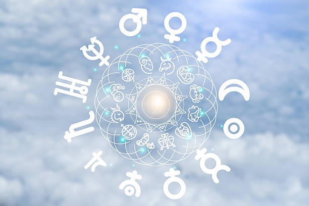 istock Zodiac signs and astrology with constellations, concepts, predictions, horoscopes, beliefs 2209121749