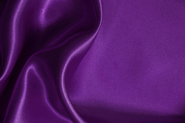 istock Purple fabric cloth texture for background and design art work, beautiful crumpled pattern of silk or linen. 2209123035