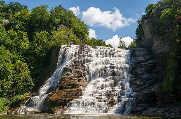 The Ithica Falls Waterfall in New York State