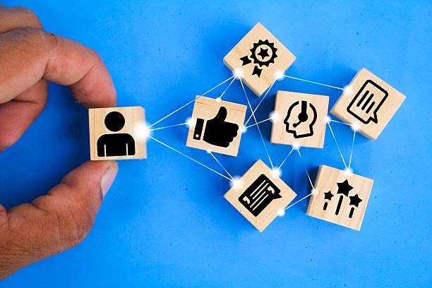 istock wooden cube with customer reviews and ratings, reputation, comment, quality, support, testimonials. the concept of buying and selling with customers. Customer Review Rating Experience Quality. Feedbac 2209127324