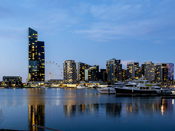 istock Docklands waterfront in Melbourne, Australia 2209131246