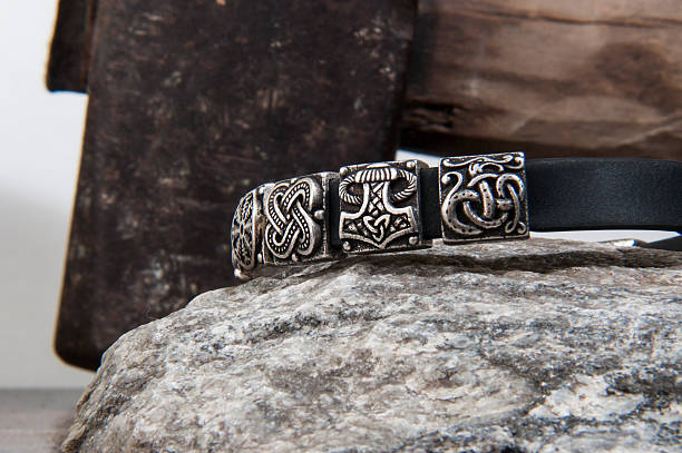 istock Viking Bracelet with Thor's Hammer 2209132069