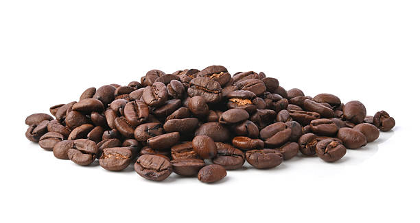 istock Roasted coffee beans isolated on white background 2209132699