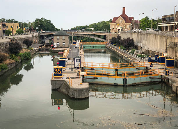 istock Erie Canal Locks in Lockport, NY 2209134261