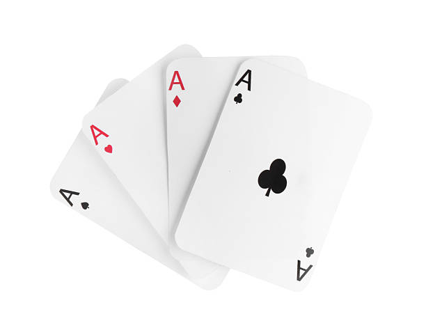 istock Poker game. Playing cards isolated on white 2209135876