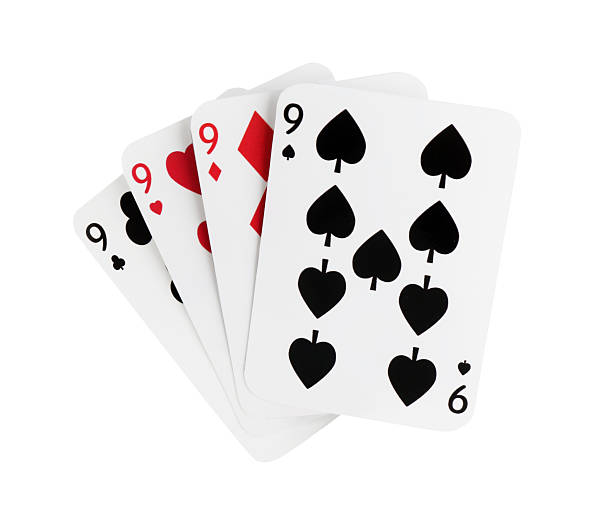 istock Poker game. Playing cards isolated on white 2209135883