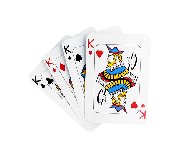 istock Poker game. Playing cards isolated on white 2209135895