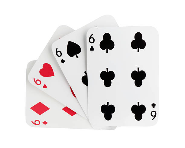 istock Poker game. Playing cards isolated on white 2209135898