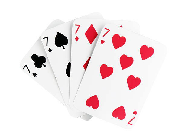 istock Poker game. Playing cards isolated on white 2209135907