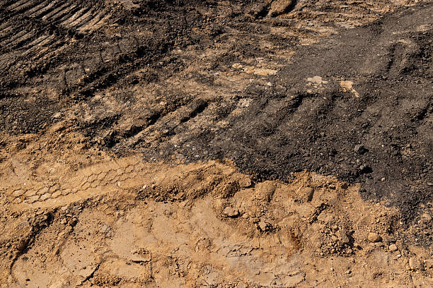 Texture of ground.