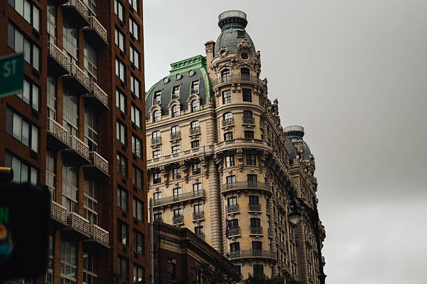 istock New York, Skyscrapers from Below, Low-Angle View, Manhattan, Financial District, Downtown, Brooklyn 2209141474