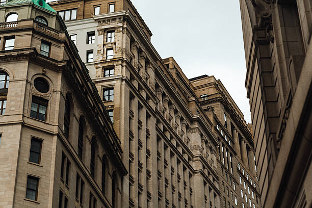 istock New York, Skyscrapers from Below, Low-Angle View, Manhattan, Financial District, Downtown, Brooklyn 2209141483