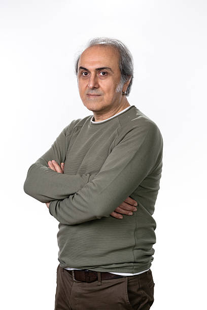 istock Portrait of guy standing on white 2209149197
