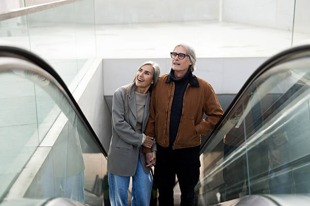 Portrait of a happy mature couple enjoying their vacation