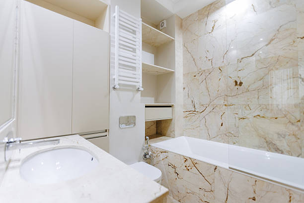 istock A bathroom that includes a sink, a toilet, and a bathtub for use 2209160071