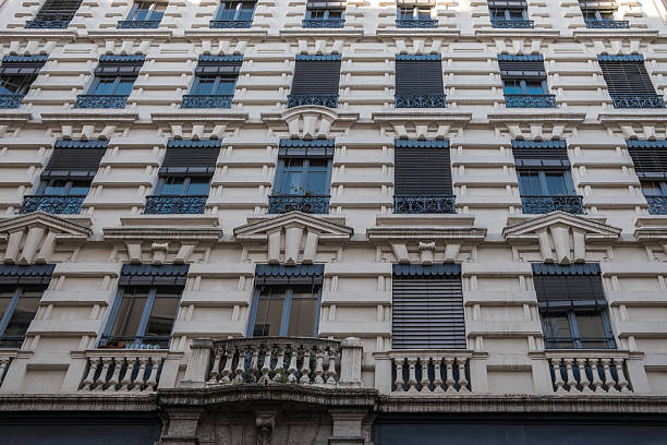 Vintage multi-story building with architectual detail