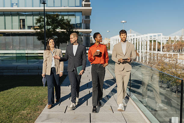 istock Casual Business Walk in Modern Space 2209165777
