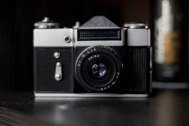istock vintage professional photo camera 2209166042
