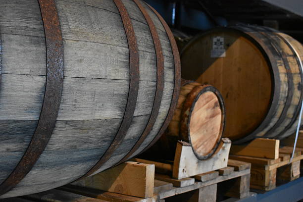 istock Whiskey Barrel at Icelandic Distillery – Craft Spirits in the North 2209187231