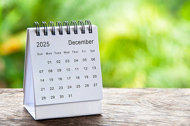 istock August 2024 white table calendar with customizable space for text. Calendar concept and copy space. 2209191946