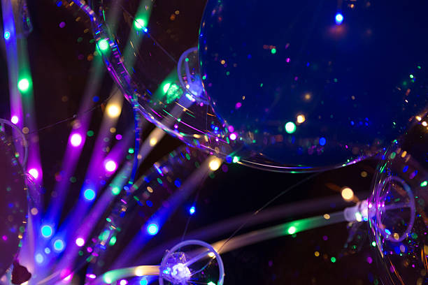 istock Vibrant and Colorful Light Bubbles Along with Abstract Artistic Patterns 2209192898
