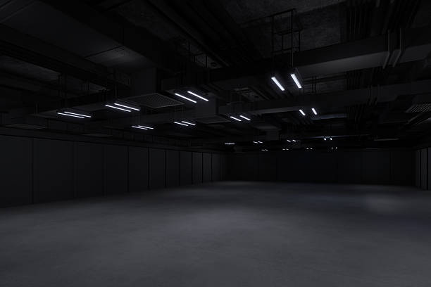 istock Empty hall exhibition centre.The backdrop for exhibition stands,booth,market,trade show.Conversation for activity,meeting.Arena for entertainment,event,sports.Indoor for Display,showroom.3d render. 2209196265