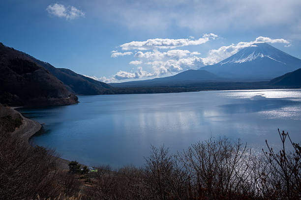 people come to camping around lake motosu on of fuji five lake yamanashi japan