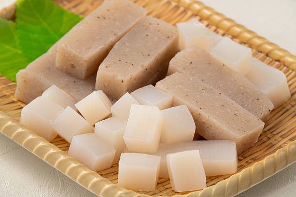 istock Raw konjac in square shape, also named konnyaku in Japan. 2209199692